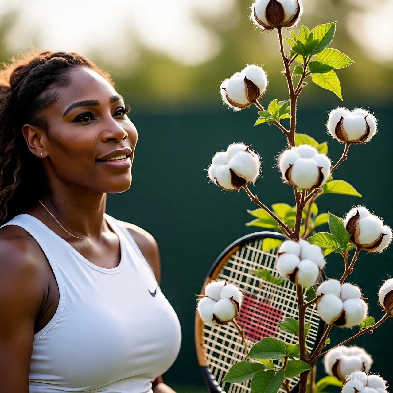 Serena Williams and the Cotton Plant